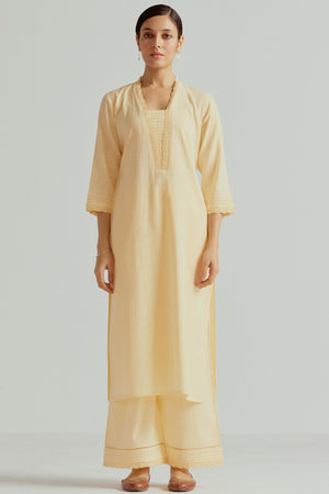 Roza Sehreen Cream Kurta
