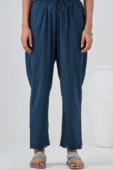 Roza Aafiyah Navy Blue Narrow Pants