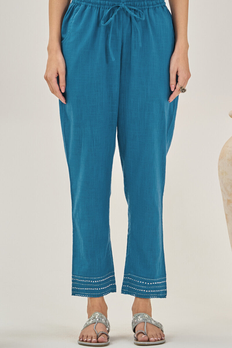 Roza Zara Blue Narrow Pants