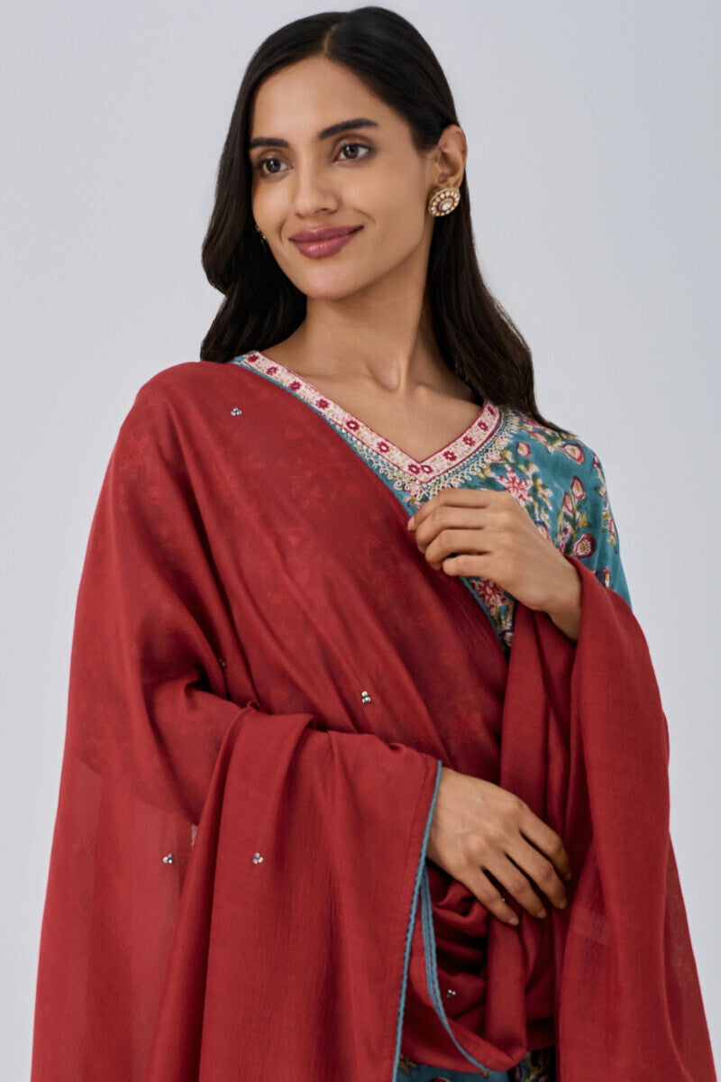 Rosheen Samreen Tabby Check Dupatta