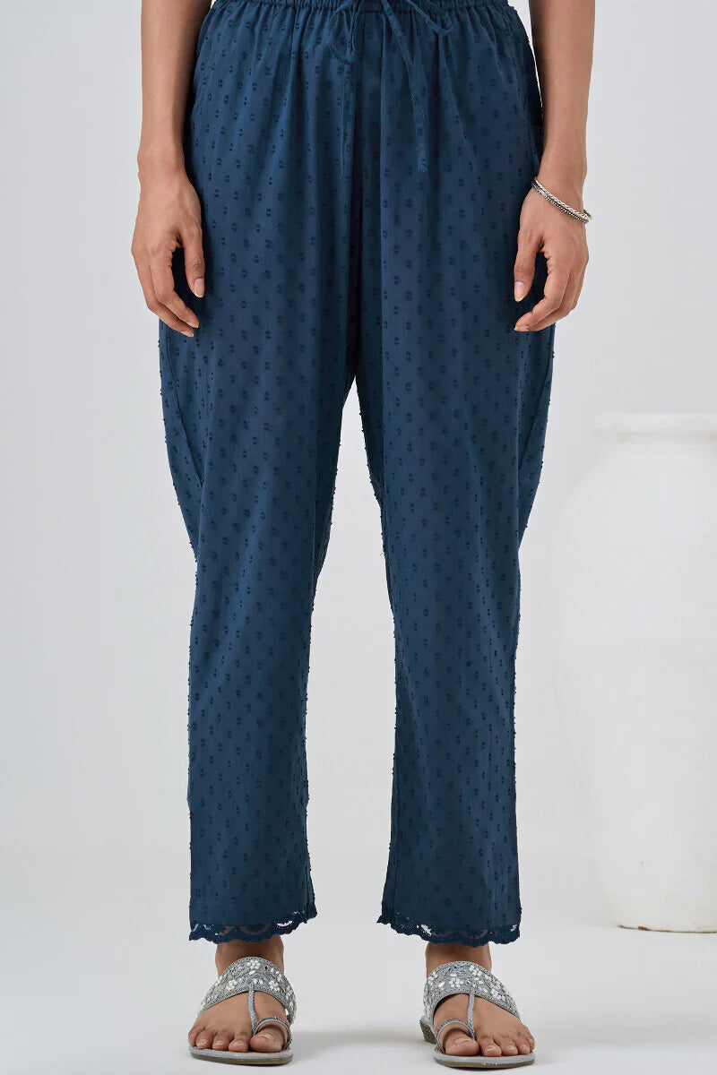 Surplus: Roza Aafiyah Navy Blue Narrow Pants