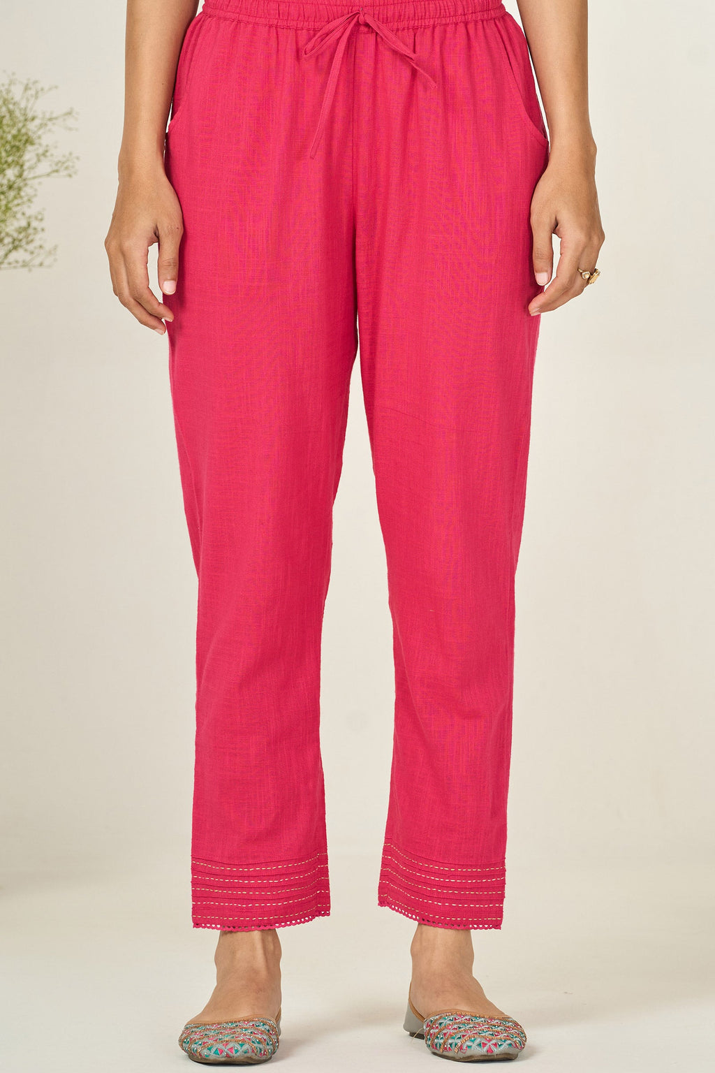 Surplus: Roza Mira Fuchsia Narrow Pants