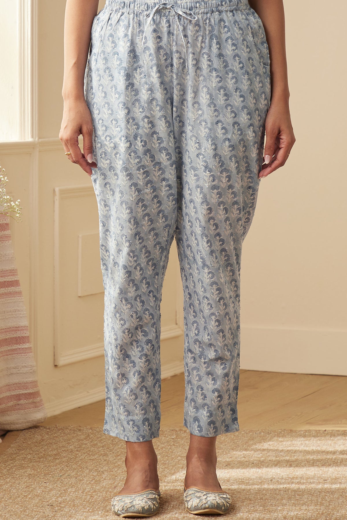 Rosheen Safeena Sanganeri Narrow Pants