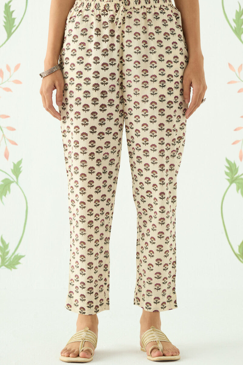 Gauhar Zahira Sanganeri Narrow Pants