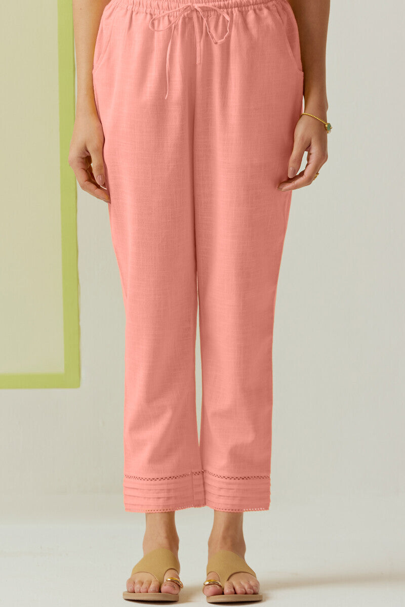Roza Light Pink Narrow Pants