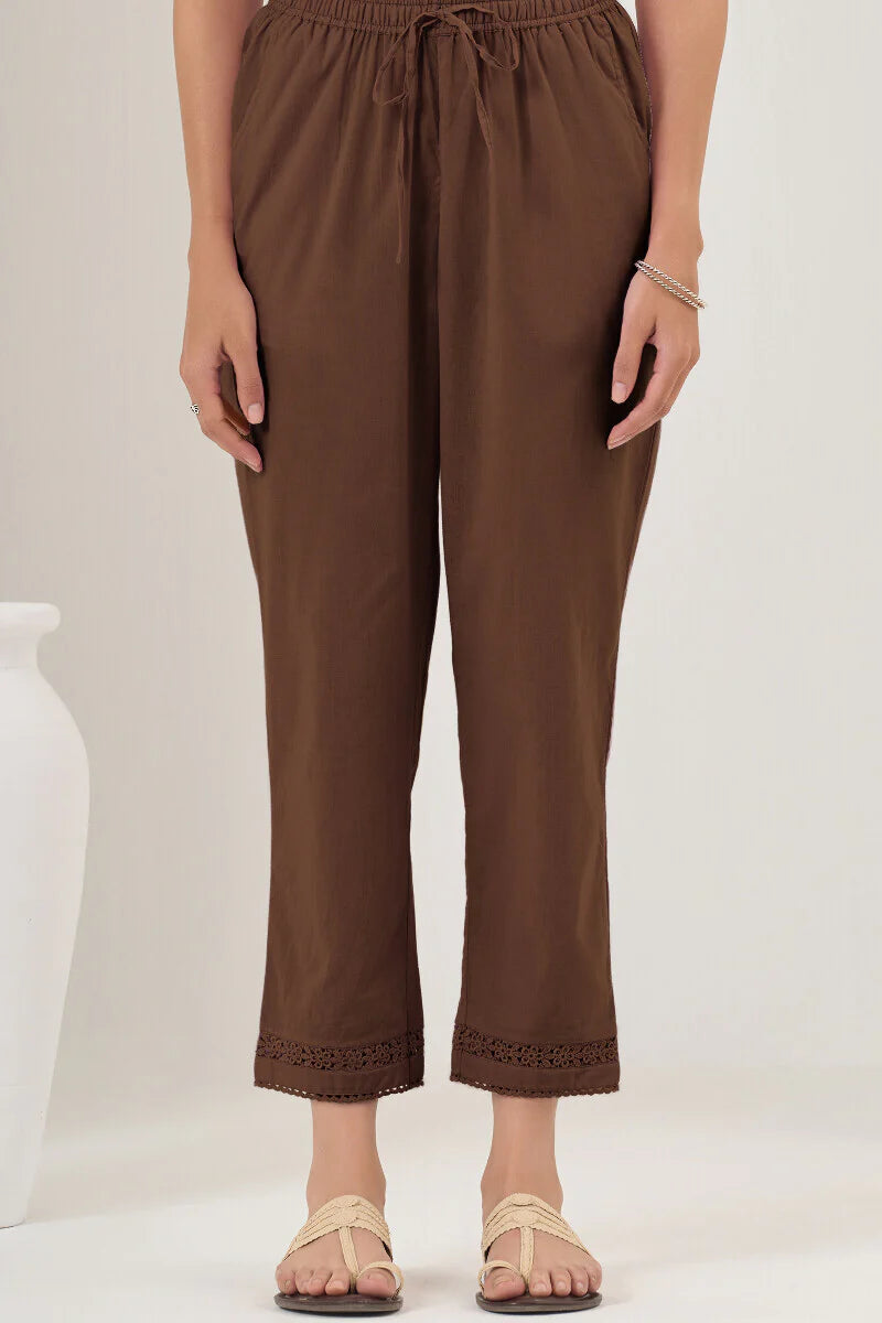 Surplus: Roza Seher Brown Narrow Pants