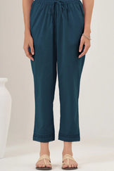 Surplus: Roza Seher Cobalt Blue Narrow Pants