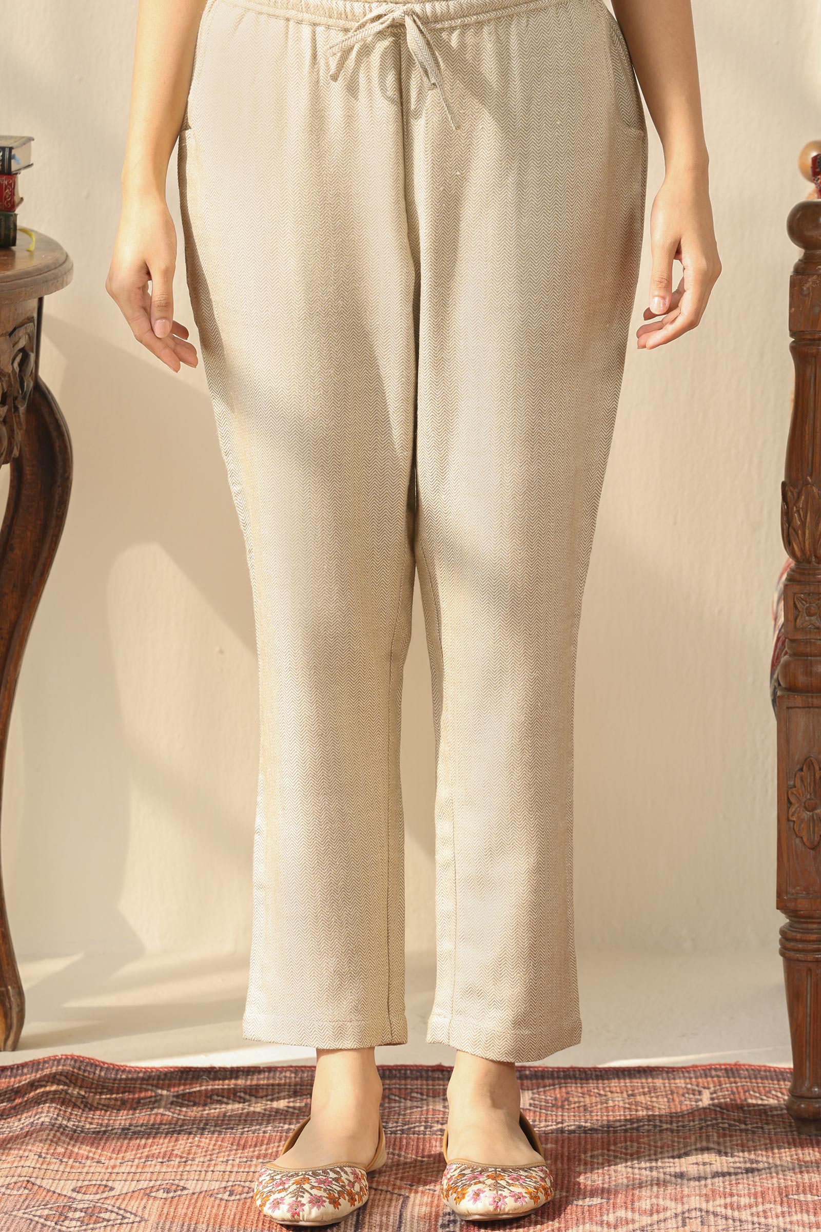 Naadirah Zainab Faux Wool Narrow Pants