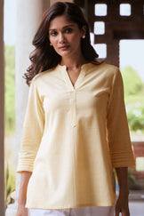 Surplus: Roza Seerat Cream Top