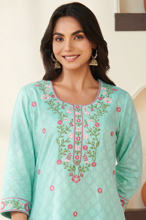Mehraab Reema Blue Kurta