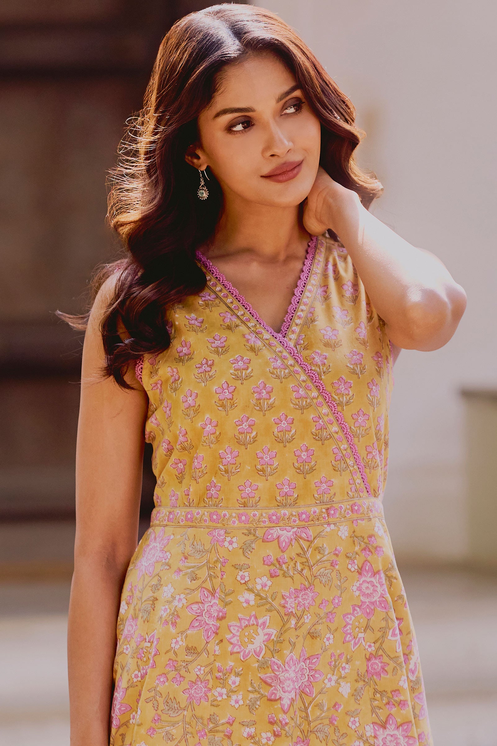Gulbahar Noor Sanganeri Dress