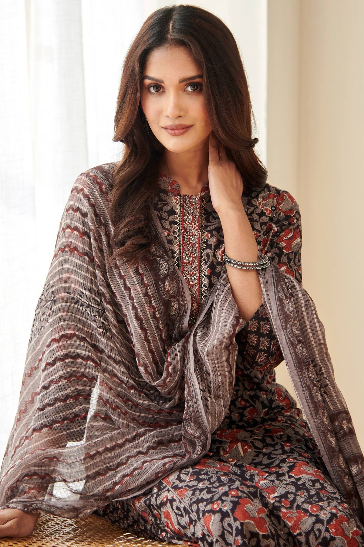 Sehra Nafeesa Bagru Dupatta