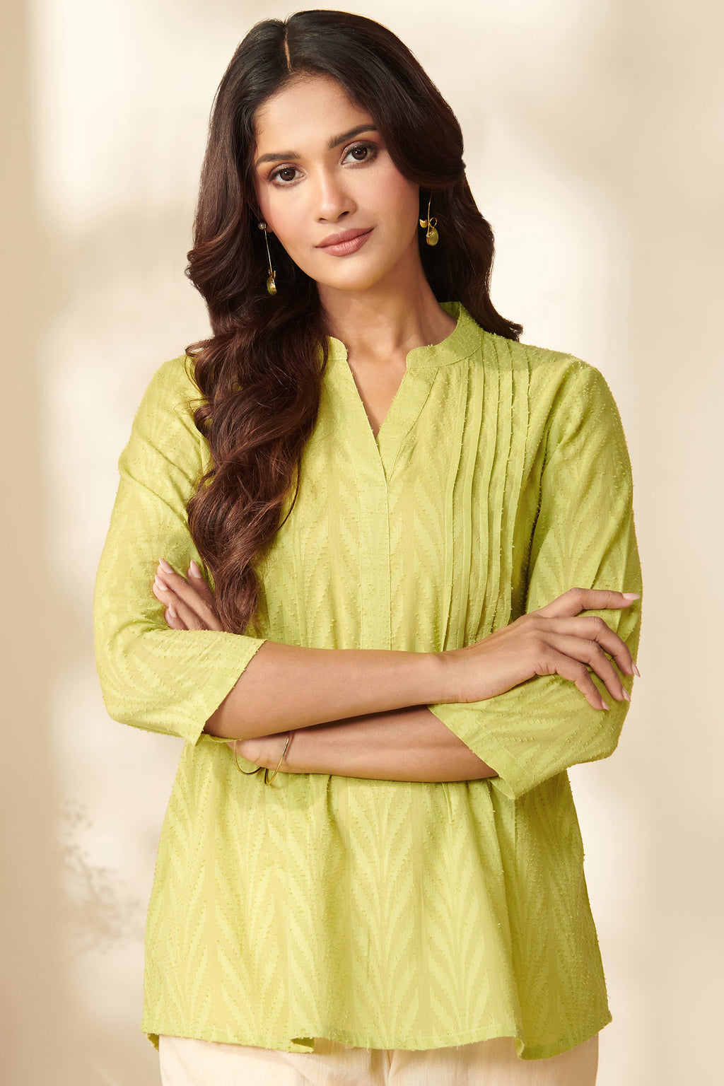 Surplus: Roza Azin Green Top