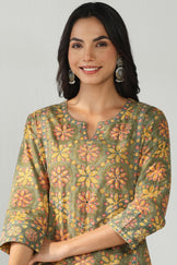 Nayanjal Shaheena Sanganeri Kurta