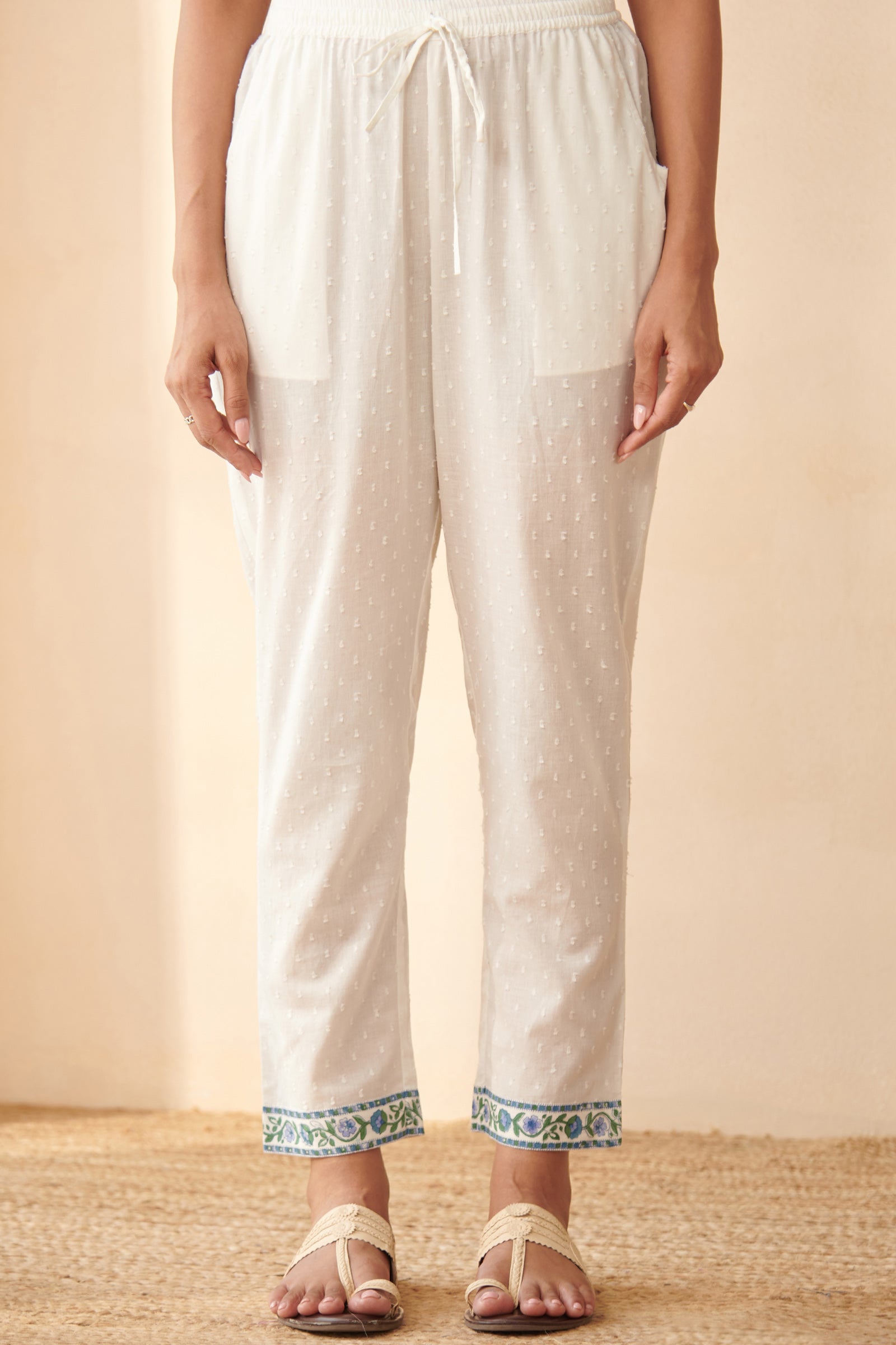 Gulbarg Nazira Sanganeri Narrow Pants