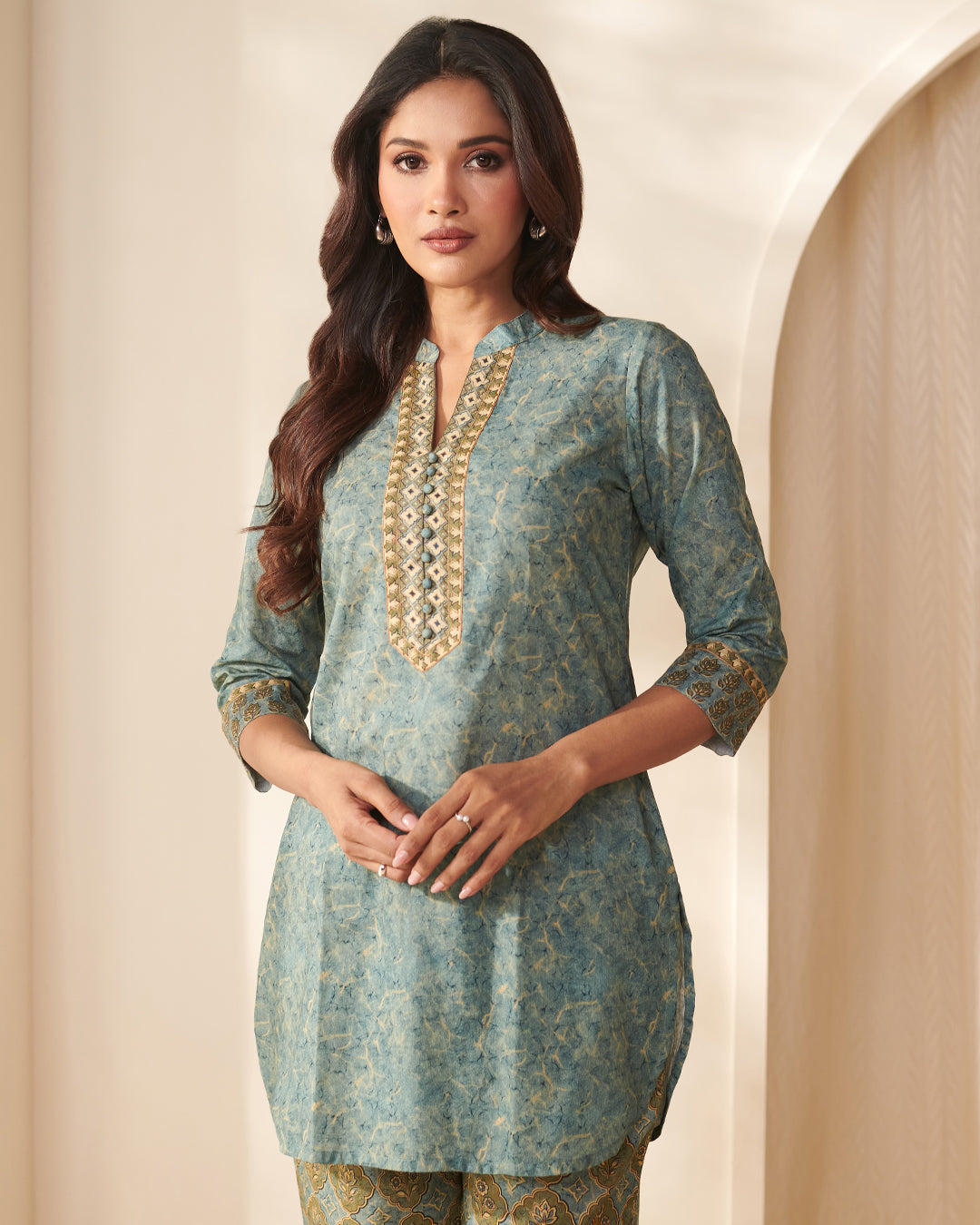 Rangrez Farhin Blue Co-Ord Set