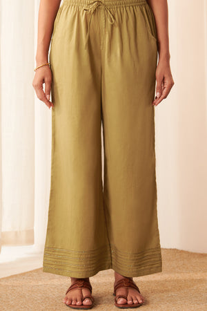 Roza Ruhani Olive Green Farsi