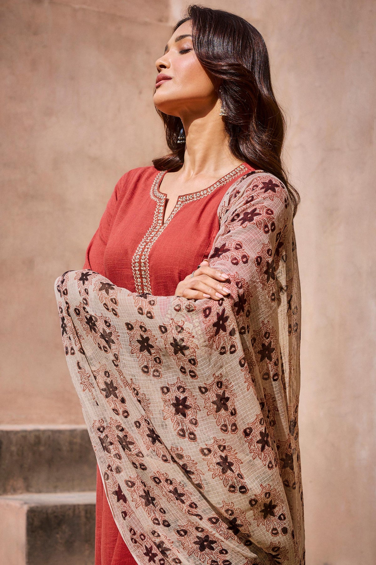 Sehra Alisha Bagru Dupatta