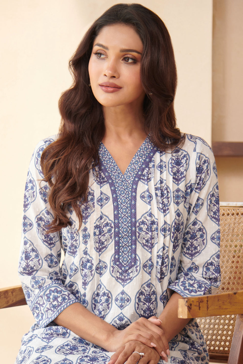 Neelofar Nihad Sanganeri Kurta