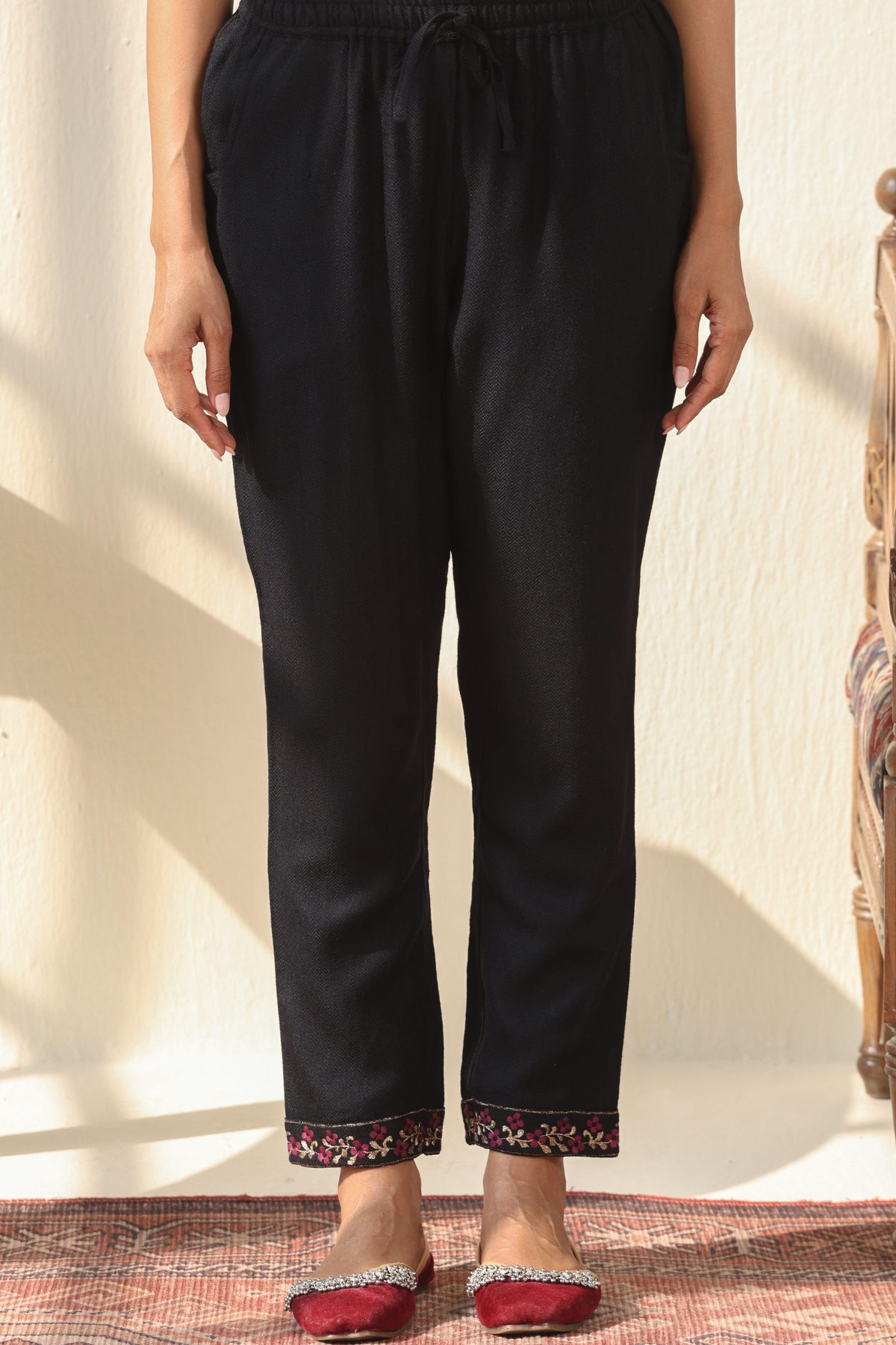 Naadirah Maryam Faux Wool Narrow Pants