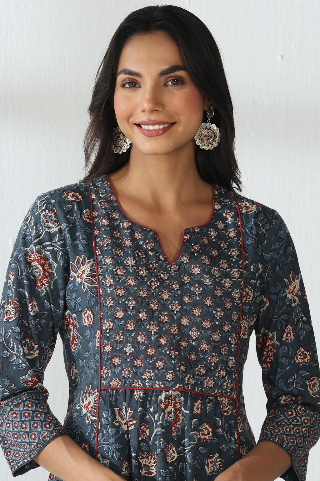 Sehra Afsana Bagru Kurta