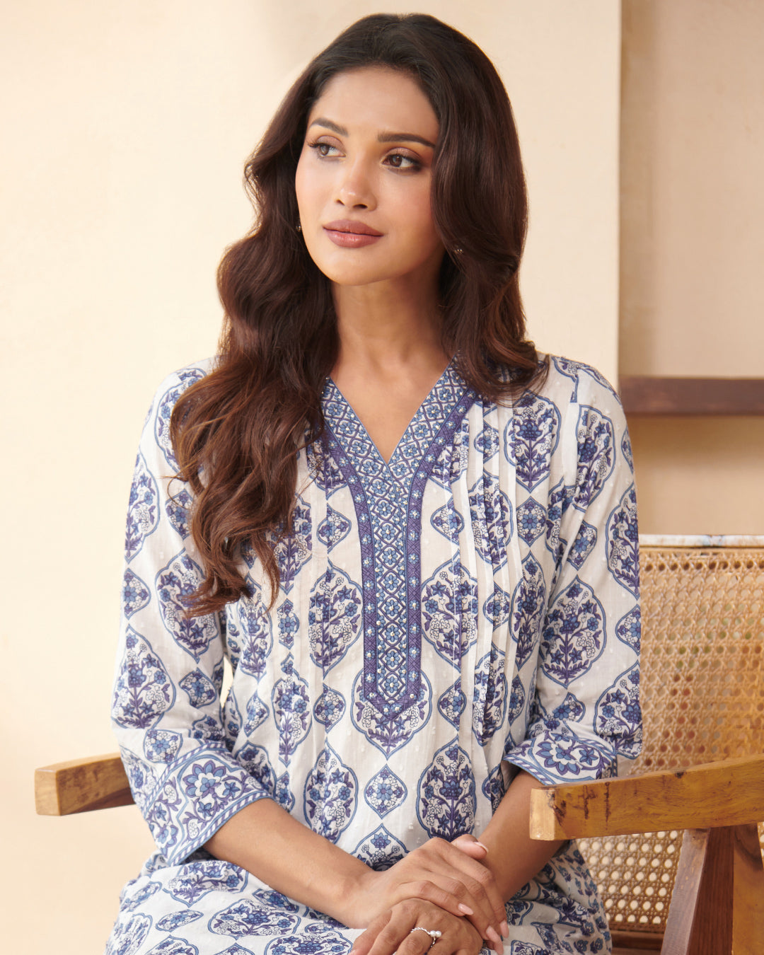 Neelofar Nihad Sanganeri Kurta