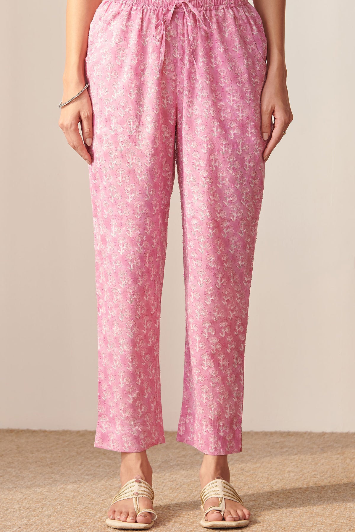 Rosheen Asfiya Sanganeri Narrow Pants