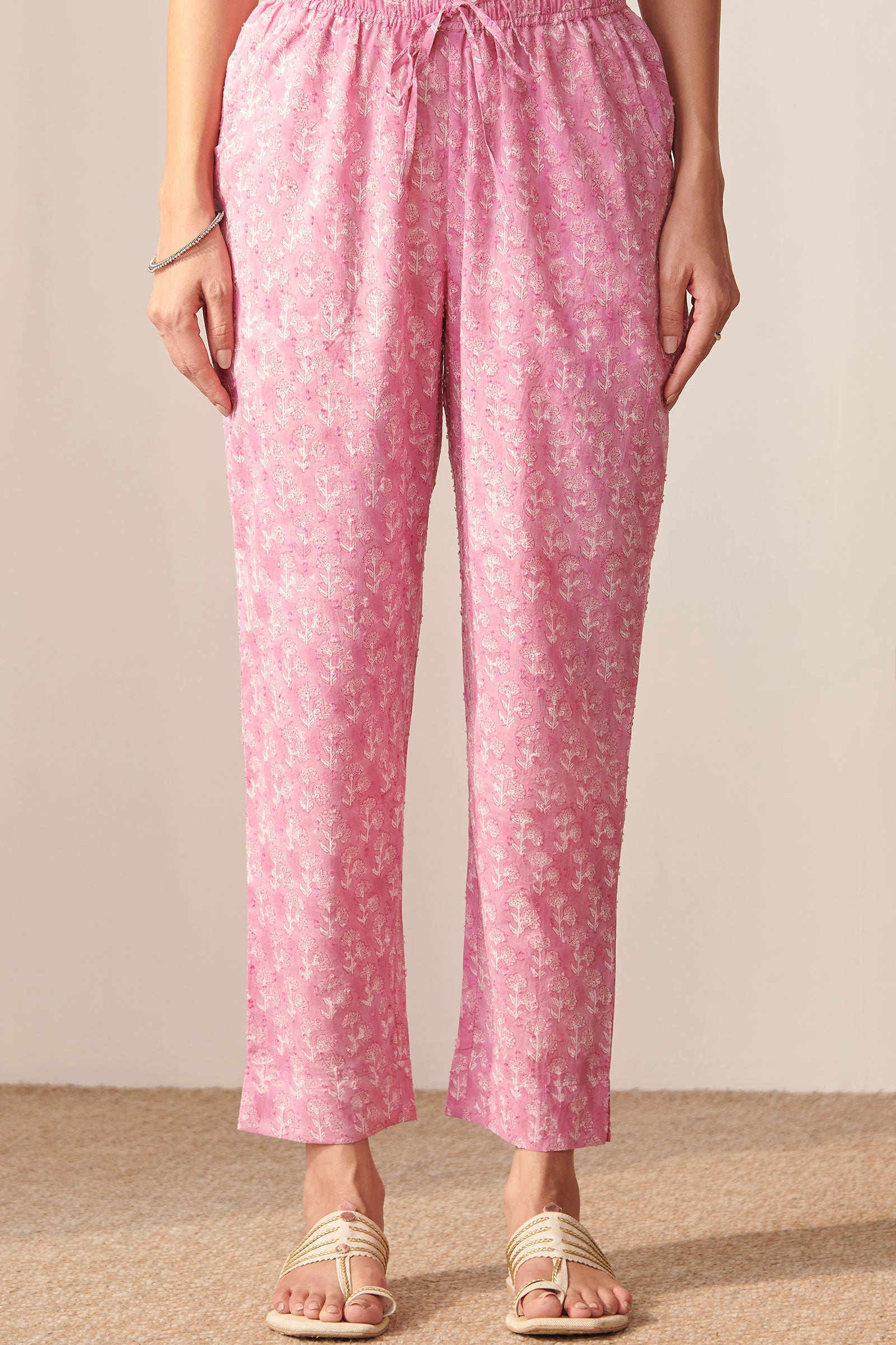 Rosheen Asfiya Sanganeri Narrow Pants