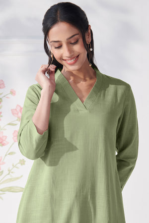 Roza Alia Green Kurta