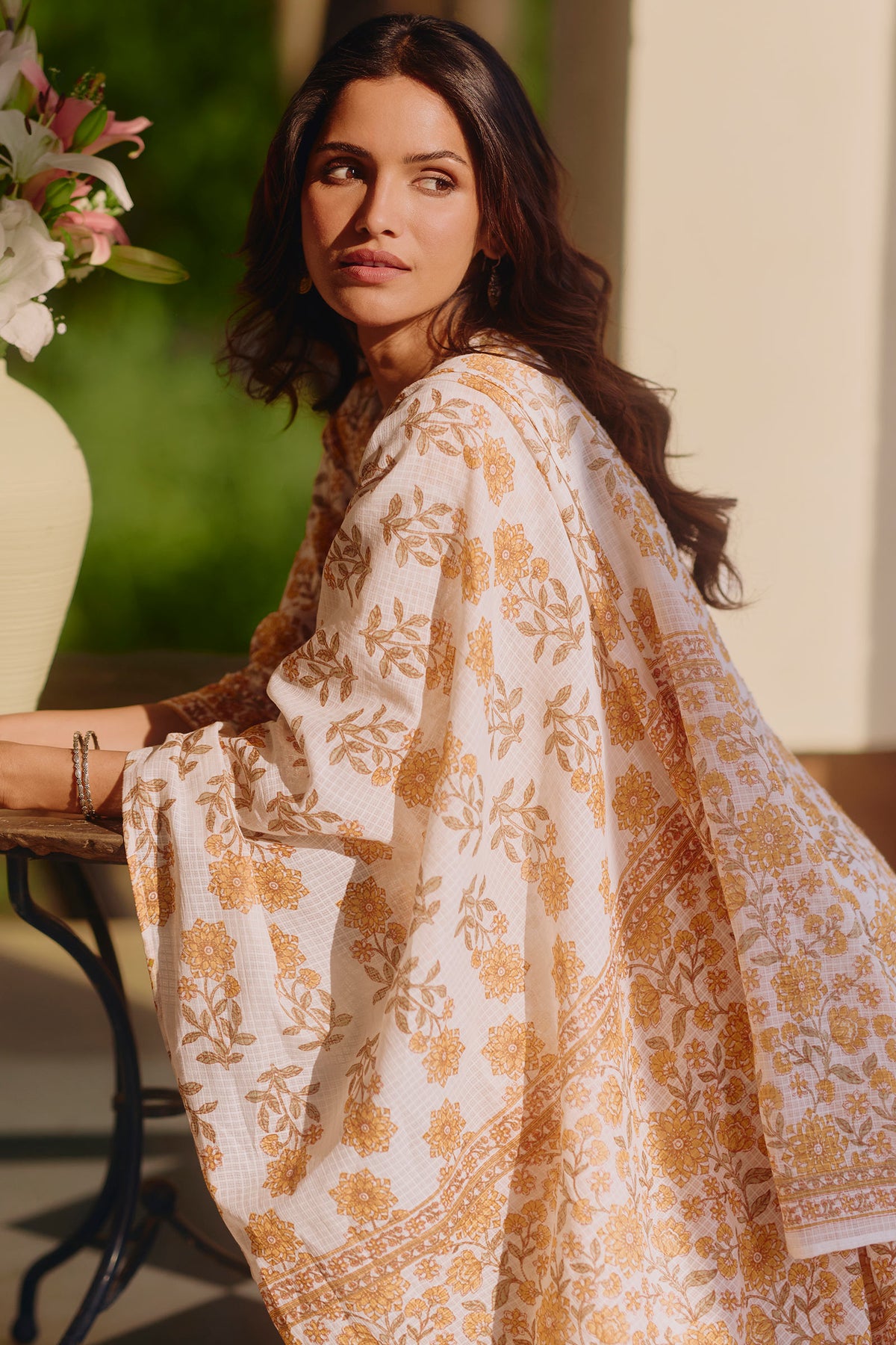 Gulbahar Tira Sanganeri Dupatta