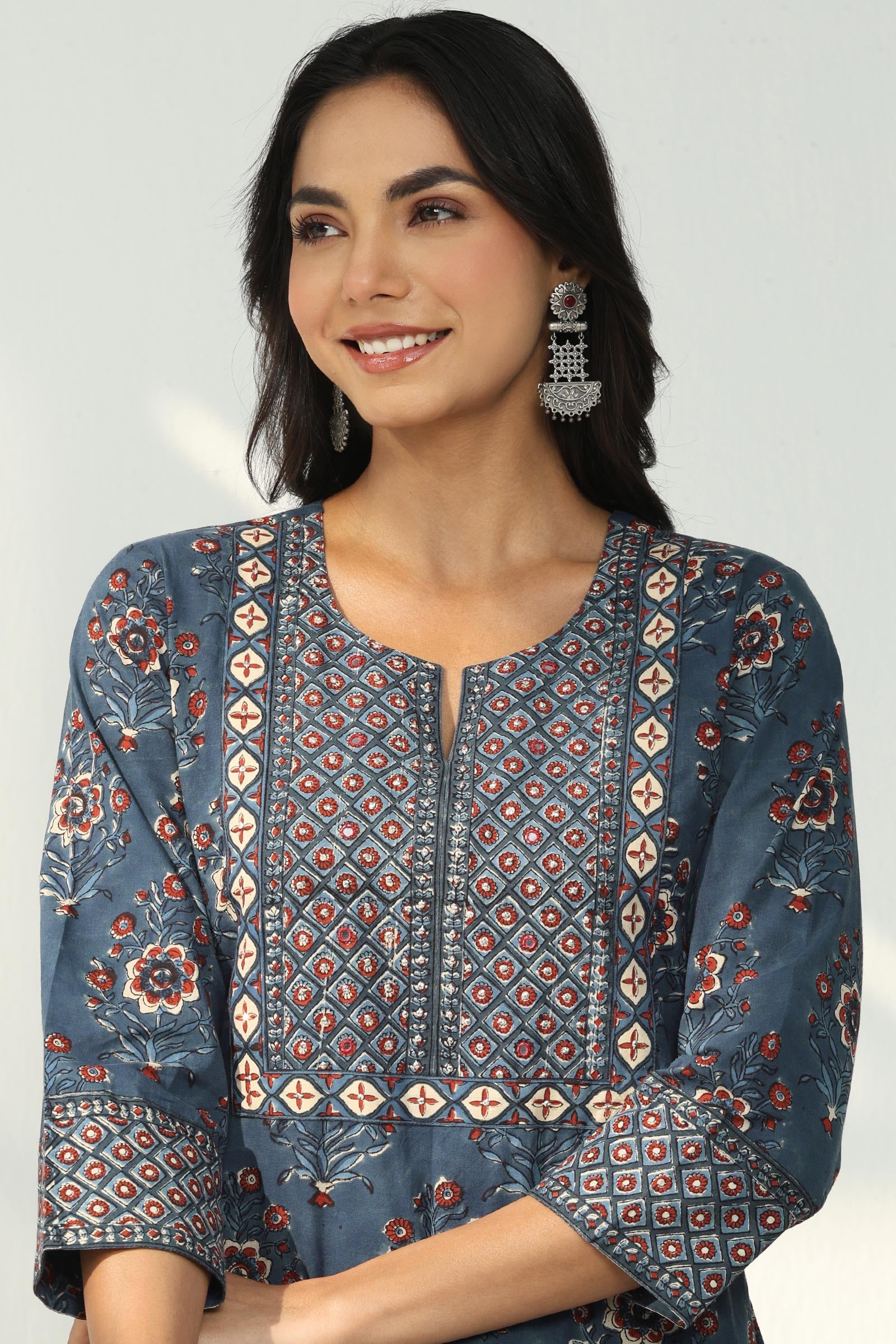 Sehra Wahida Bagru Kurta