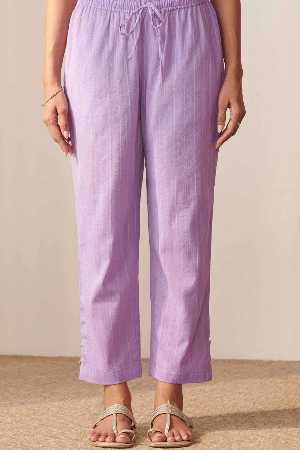 Roza Shehnaz Lilac Pants