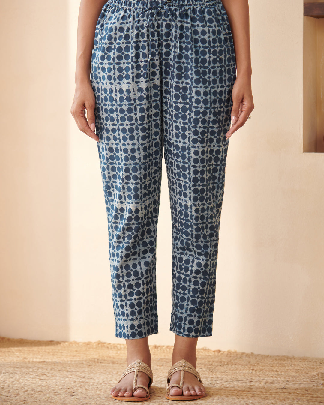 Nurtaj Rumaisa Bagru Dabu Narrow Pants