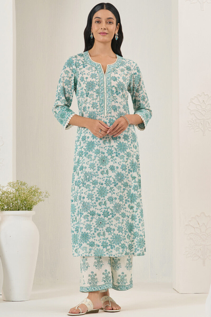 Neelofar Naureen Sanganeri Kurta
