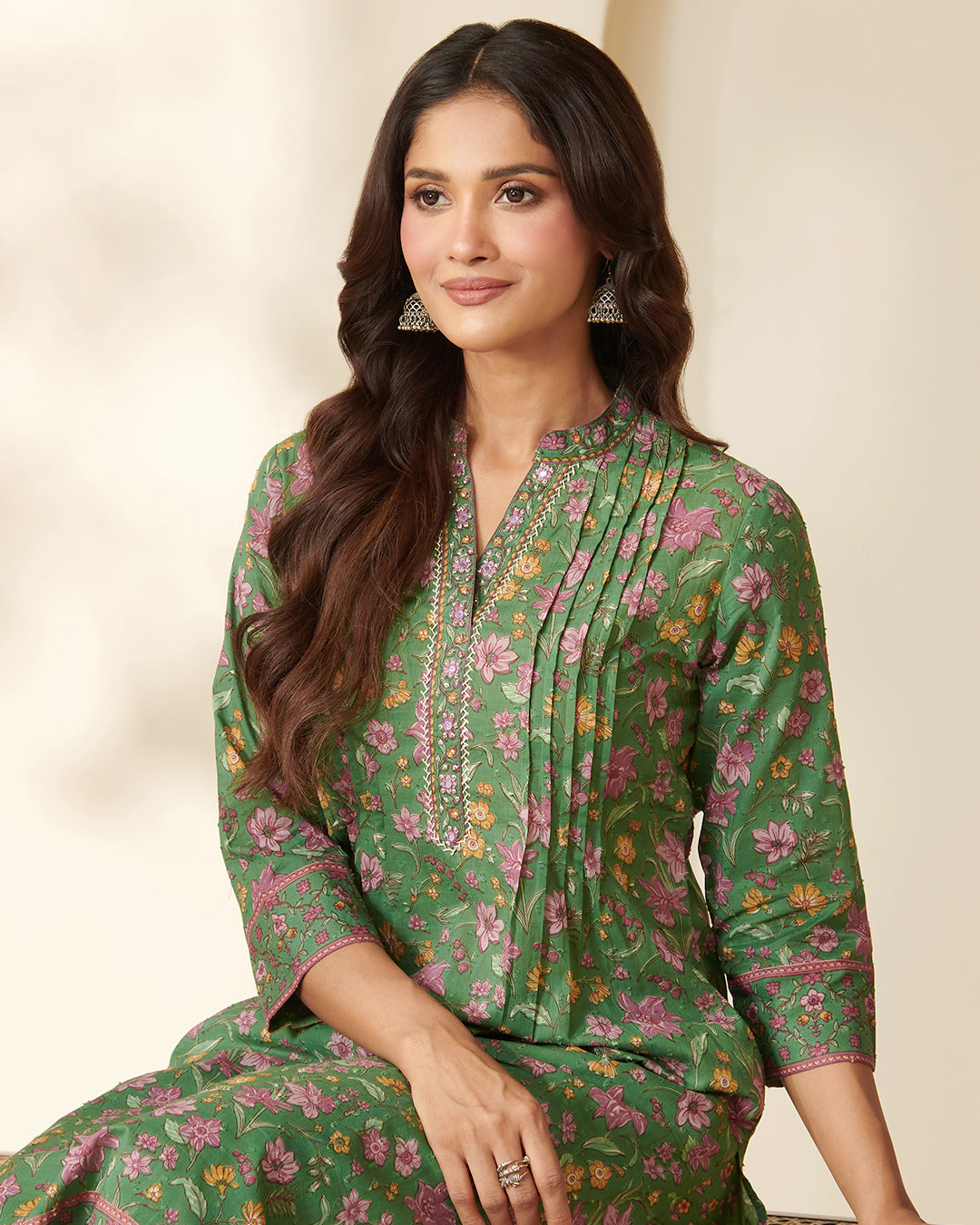 Gauhar Azaira Sanganeri Kurta