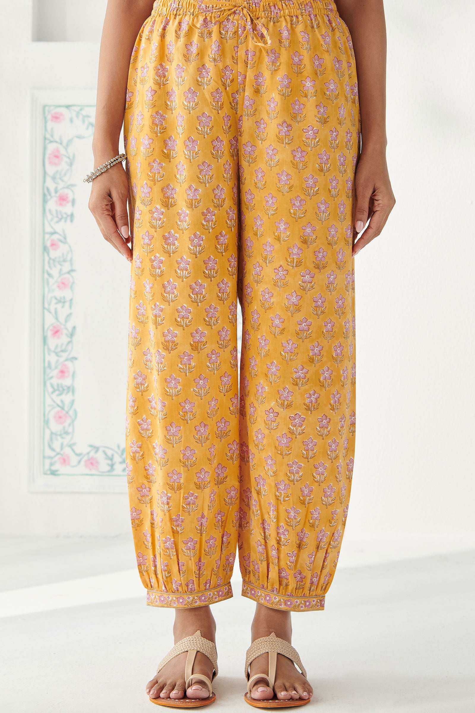 Gulbahar Azma Sanganeri Izhaar Pants