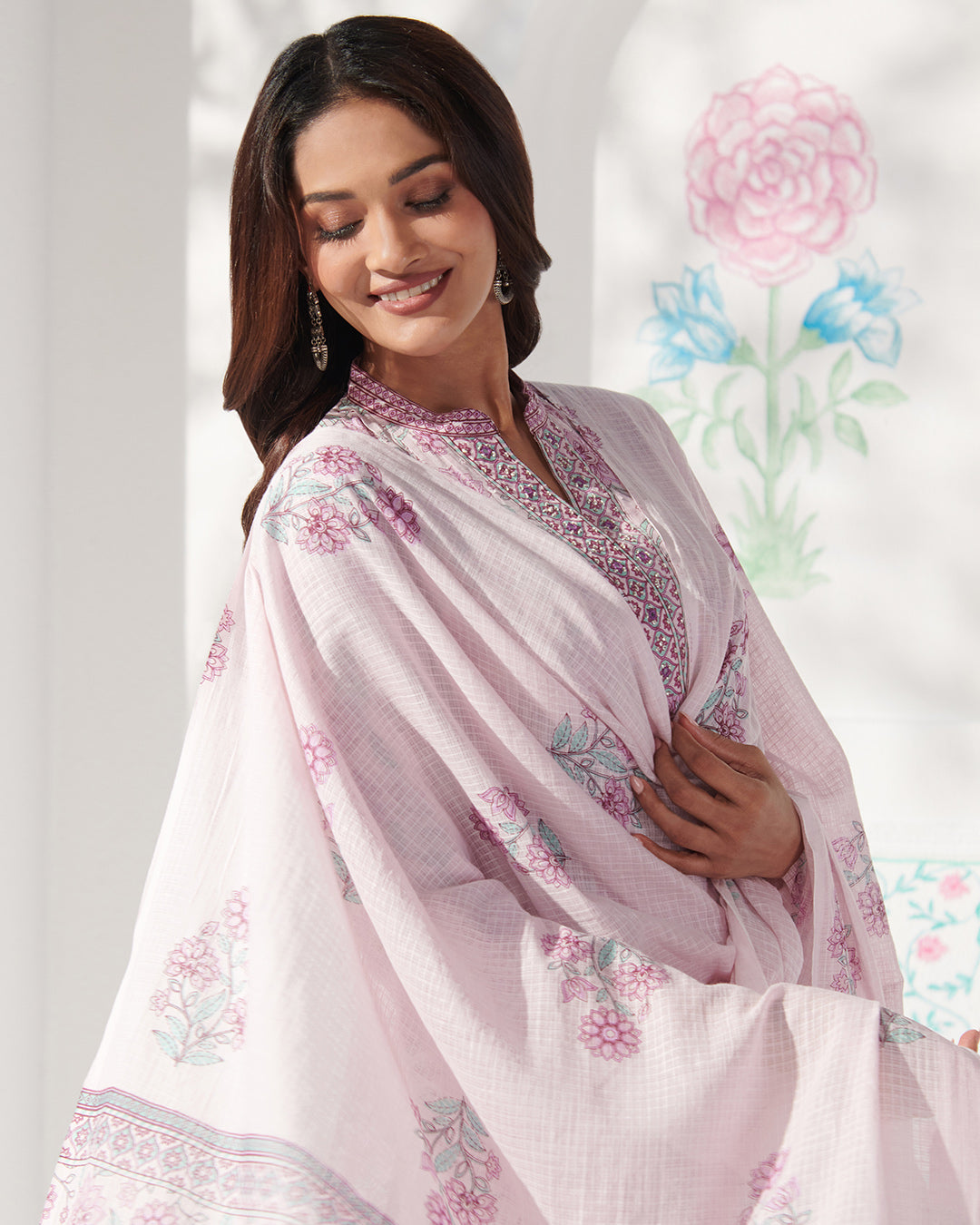 Gulbahar Mahi Sanganeri Dupatta