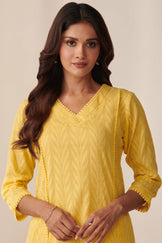 Roza Darya Daffodil Yellow Kurta