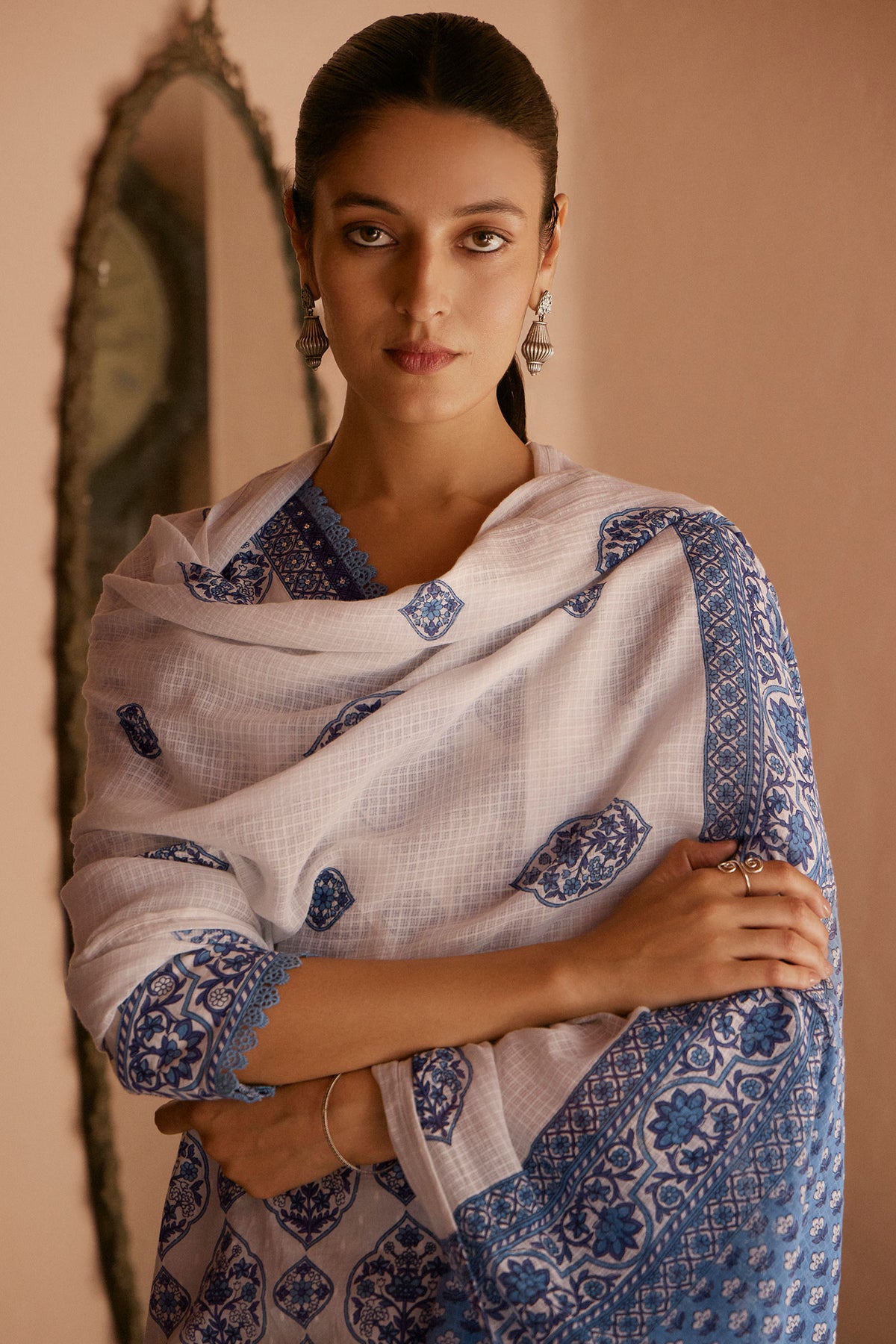 Neelofar Nihad Sanganeri Dupatta