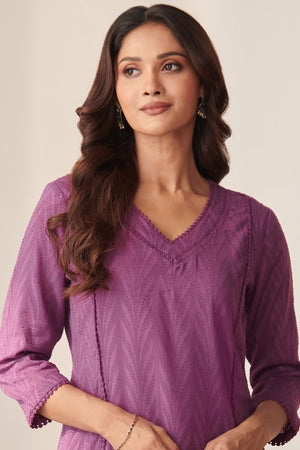 Roza Aasma Mauve Kurta