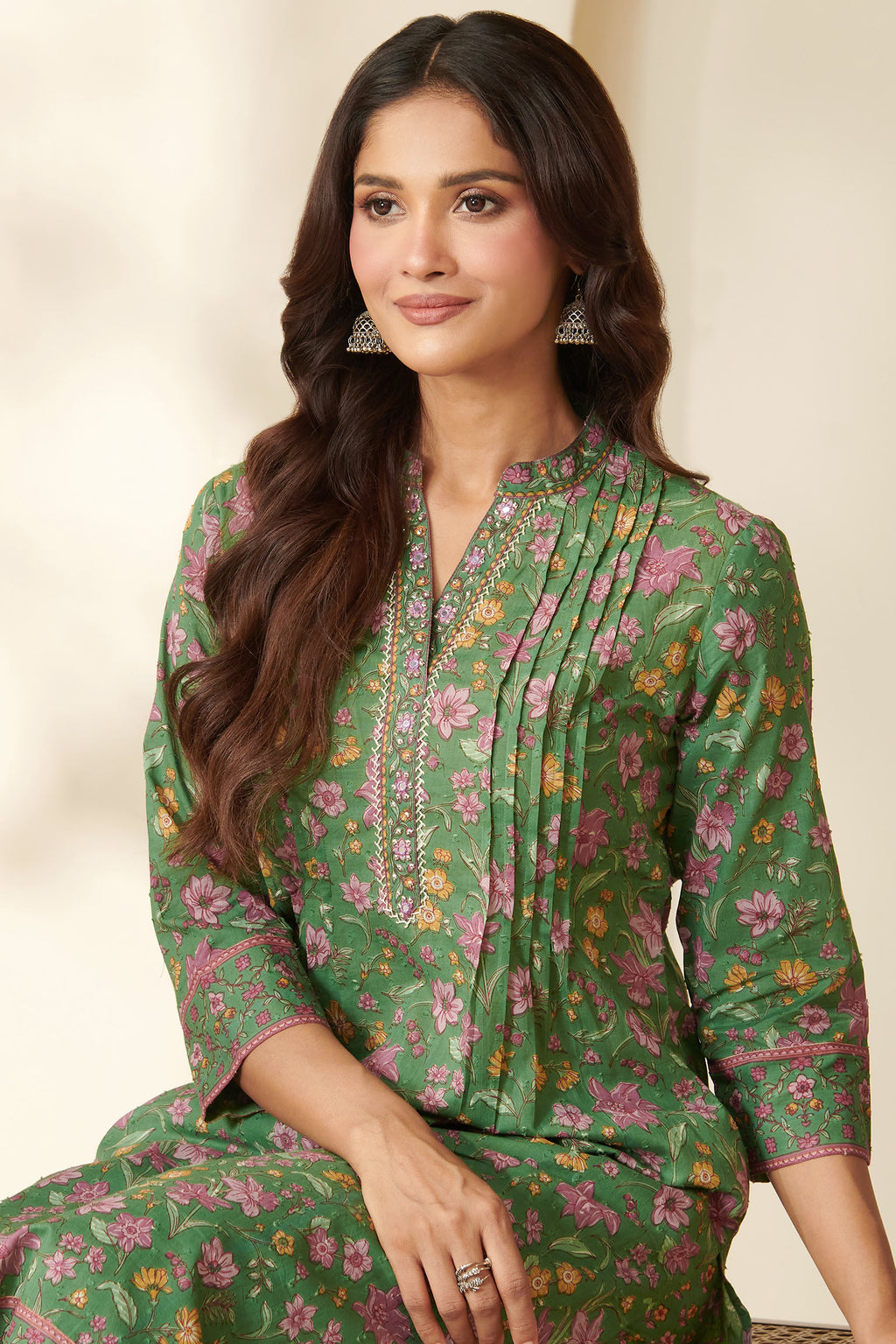 Gauhar Azaira Sanganeri Kurta