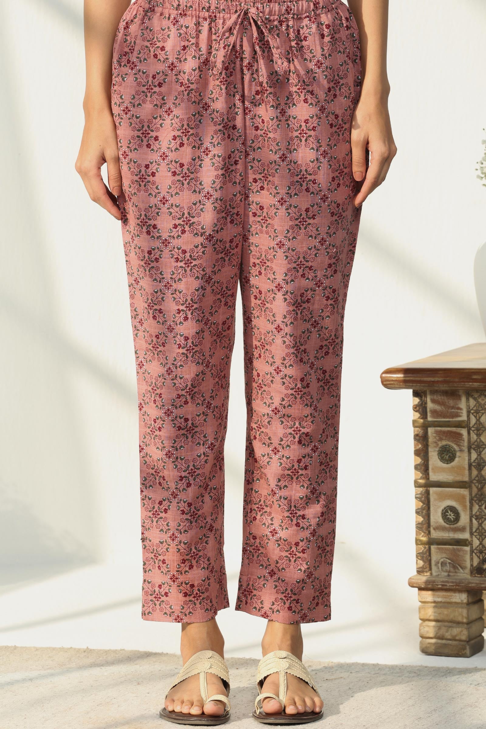 Rosheen Afra Sanganeri Narrow Pants