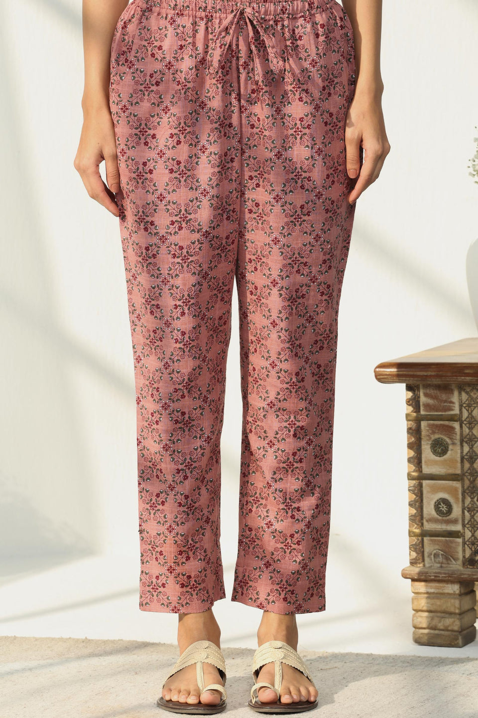 Rosheen Afra Sanganeri Narrow Pants