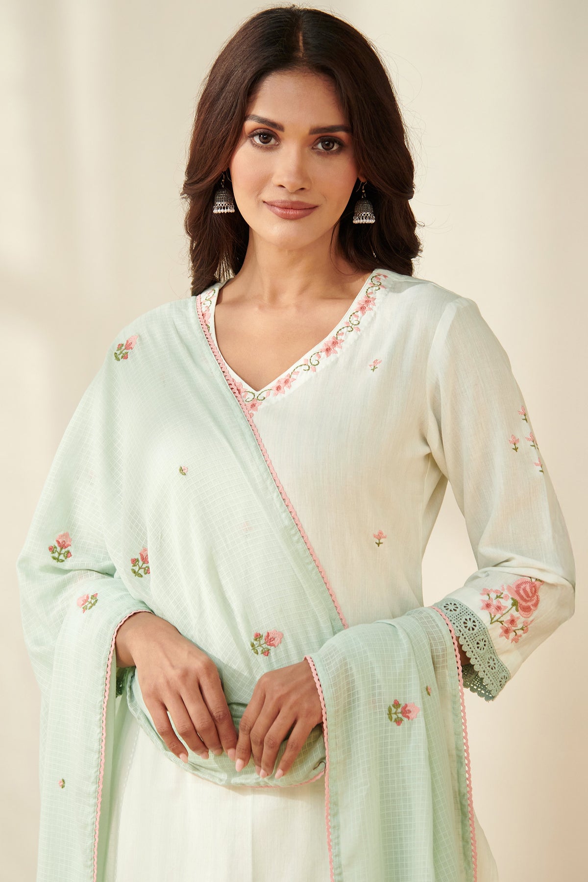 Mehraab Rumeha Green Dupatta