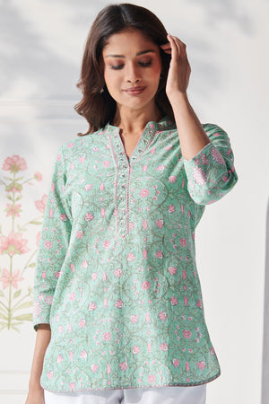 Gulbahar Zenia Sanganeri Top