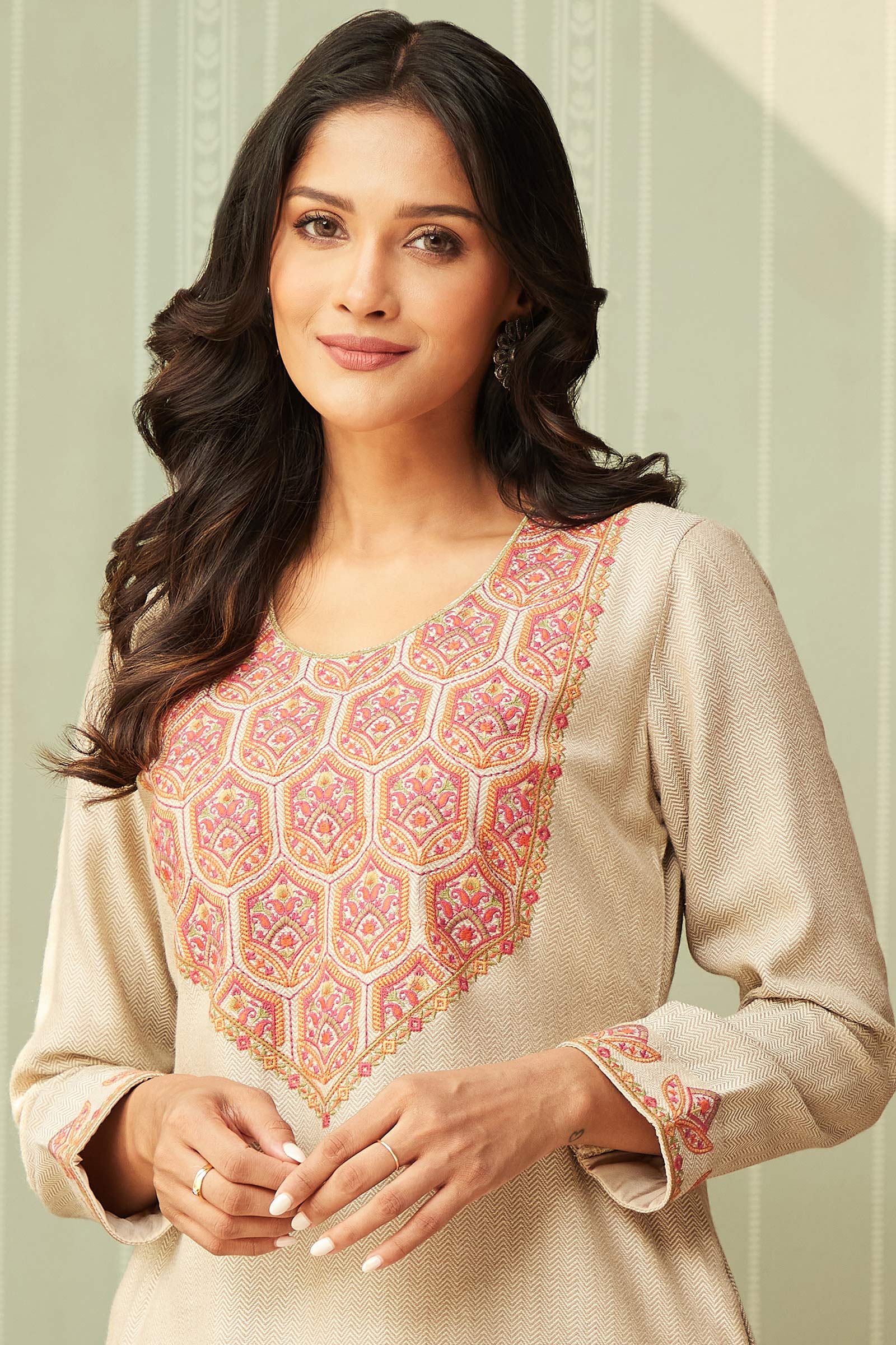 Naadirah Zainab Faux Wool Kurta