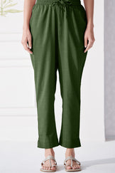 Roza Tara Forest Green Narrow Pants