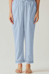 Roza Naaz Sky Blue Narrow Pants