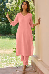Roza Zara Light Pink Kurta