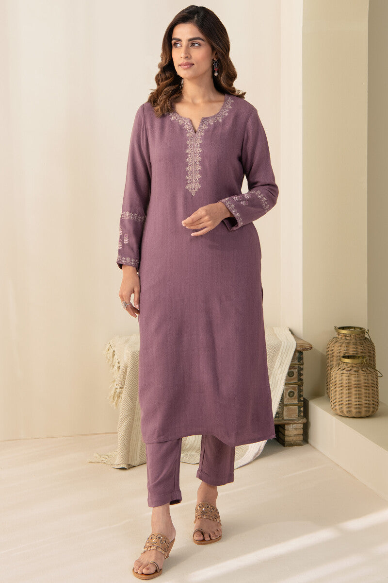 Naadirah Zafina Faux Wool Handloom Kurta
